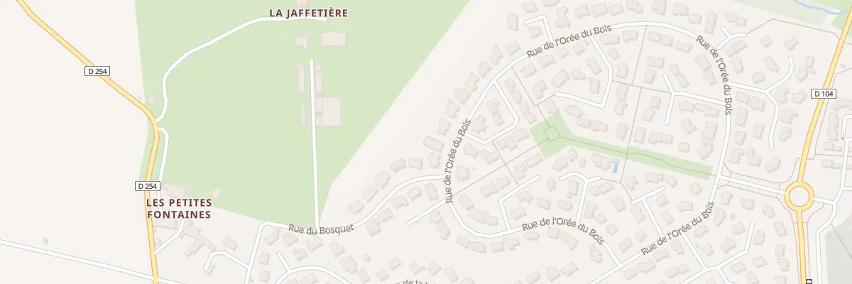 Plan du 39 Rue de l’Orée du Bois à Changé