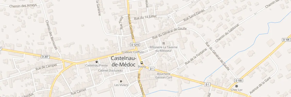 Plan du 6 Rue de l’Arceau à Castelnau-de-Médoc