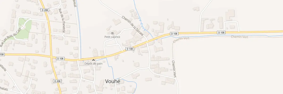 Plan du 6 Rue de la Gravette à Vouhé
