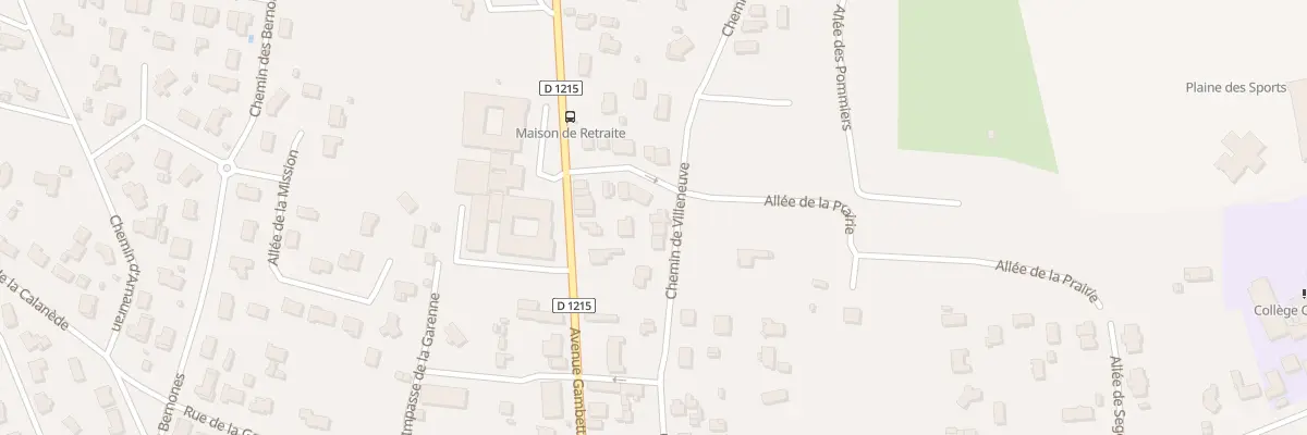 Plan du 24T Che de Villeneuve à Castelnau-de-Médoc