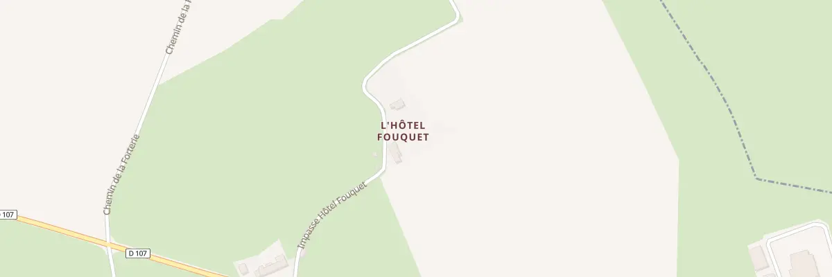 Plan du 5033 Hotel Fouquet aux Loges