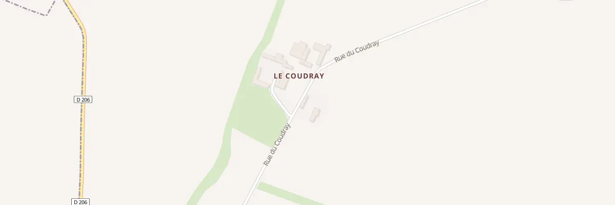 Plan du 1 Rue du Coudray à Tour-en-Bessin