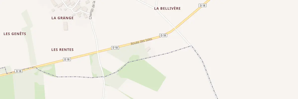 Plan du 1 Les Cormiers à Romegoux