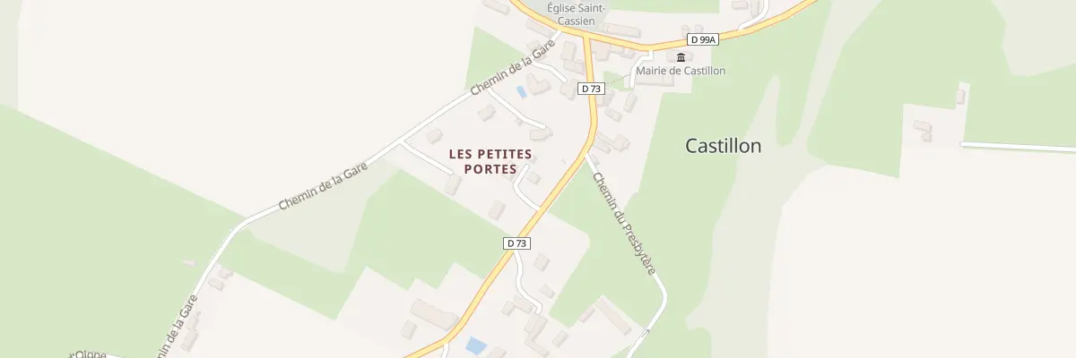Plan du 148 Rte de Balleroy à Castillon