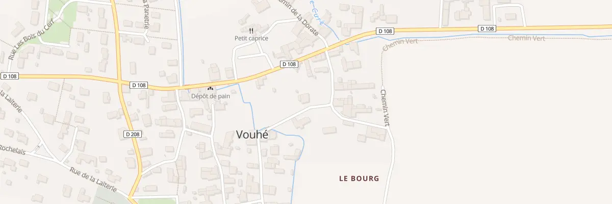 Plan du 9 Rue du Pont Blanchet à Vouhé