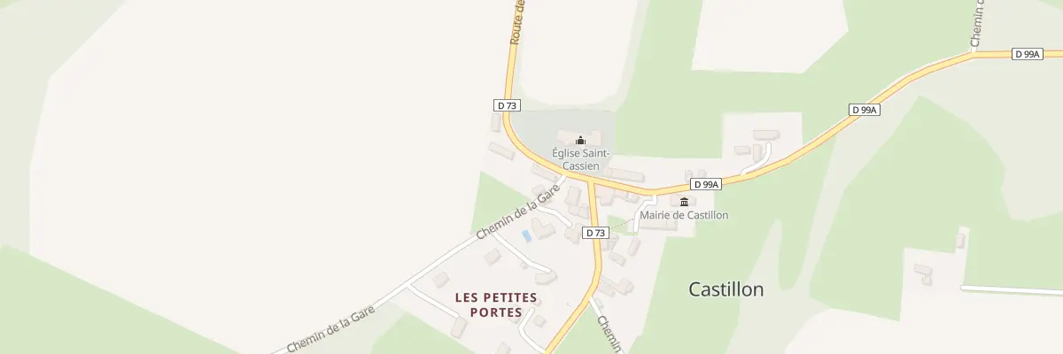 Plan du 35 Rte de la Tuillerie à Castillon