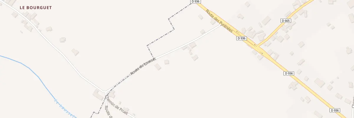 Plan du 5483 Rte du Lausset à Viellenave-de-Navarrenx