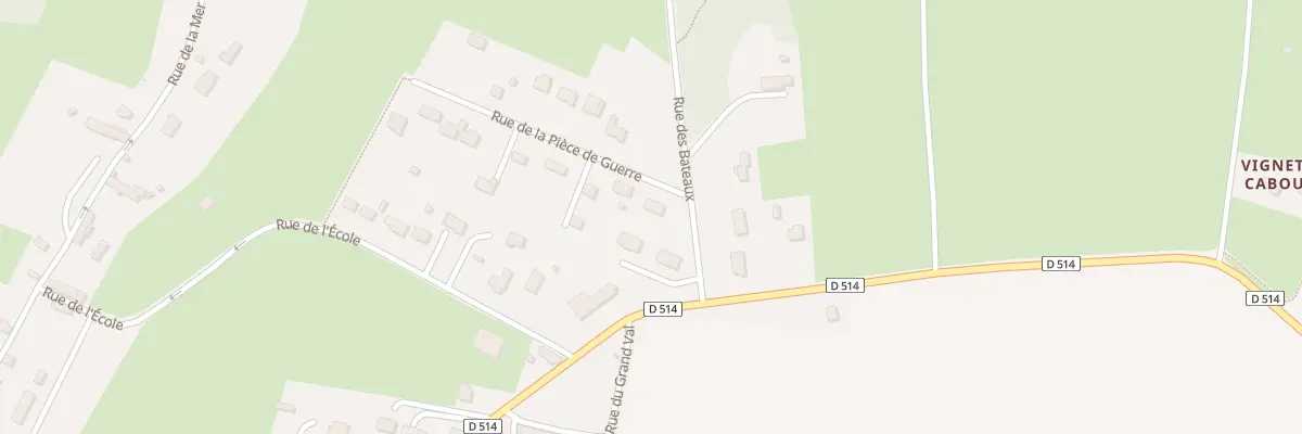 Plan du 1 Rue Piece de la Guerre (Ste Ho à Aure sur Mer