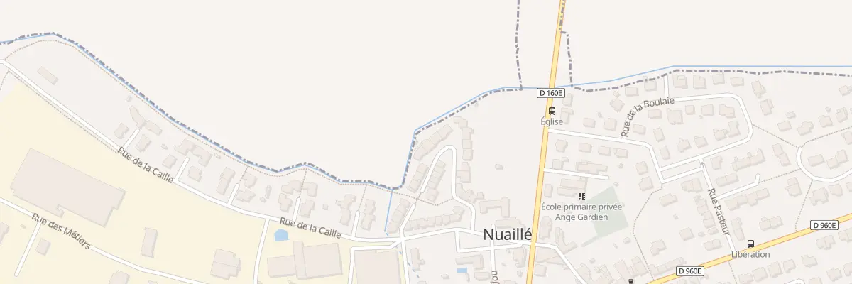 Plan du 24 Rue du Prieuré à Nuaillé