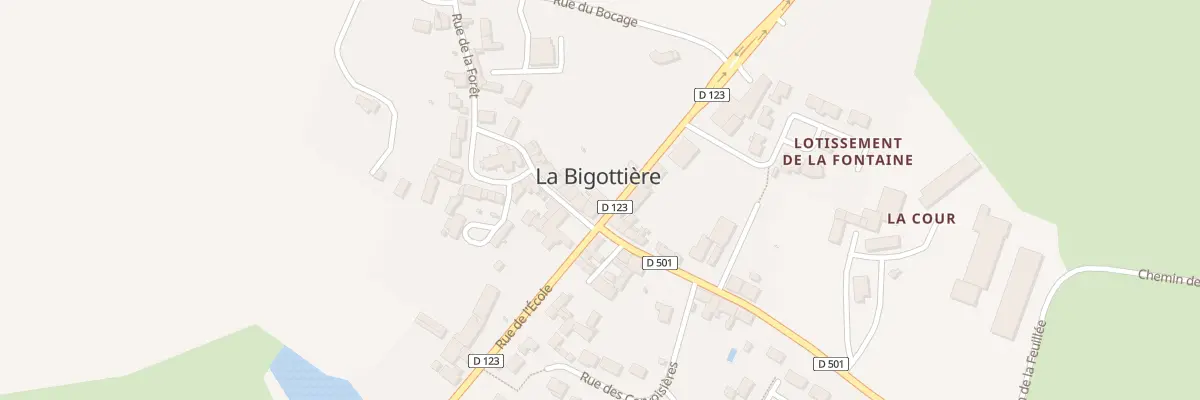 Plan du 3 Rue du Stade à La Bigottière
