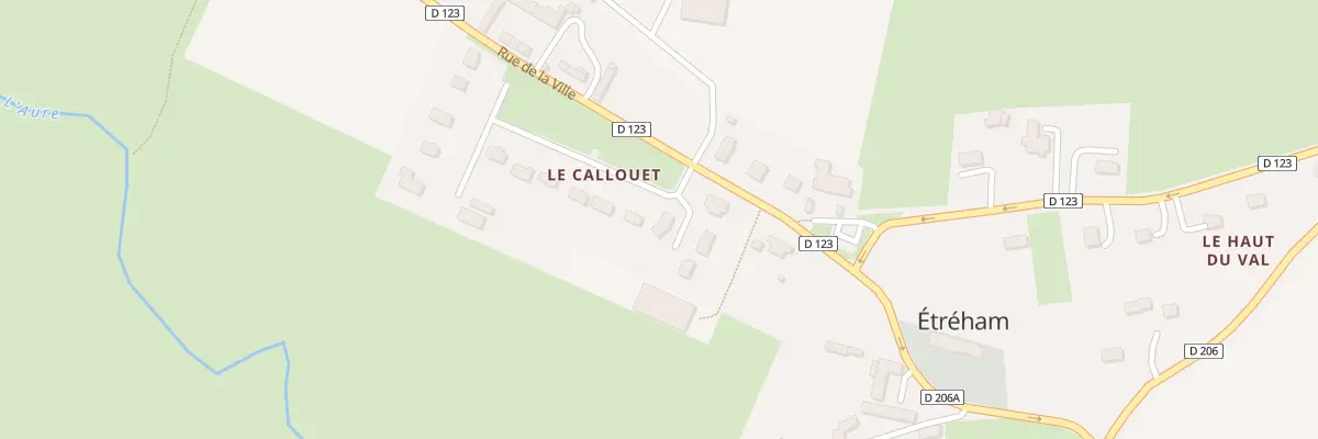 Plan du 7 Rue du Callouet à Étréham