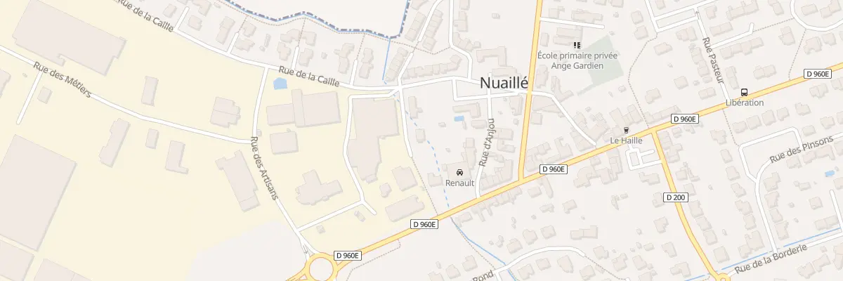 Plan du 1 Rue du Vieux Bourg à Nuaillé