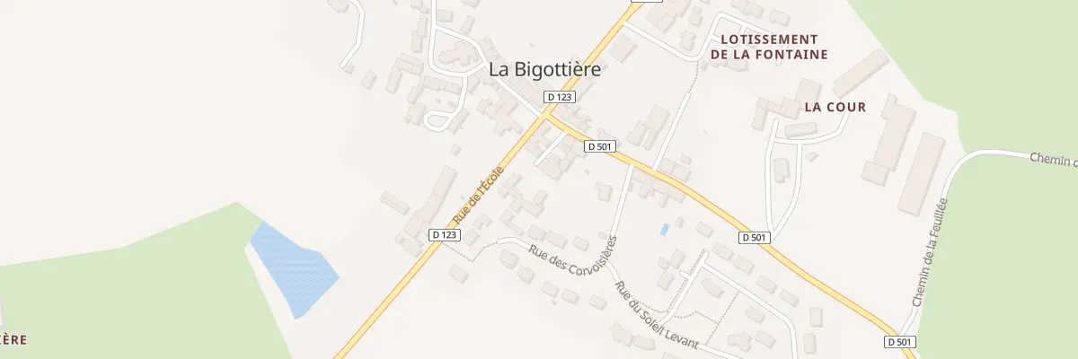 Plan du 3 Imp du Fournil à La Bigottière