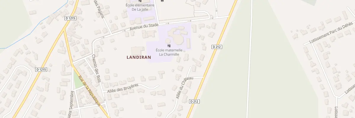 Plan du 5 All du Château à Castelnau-de-Médoc