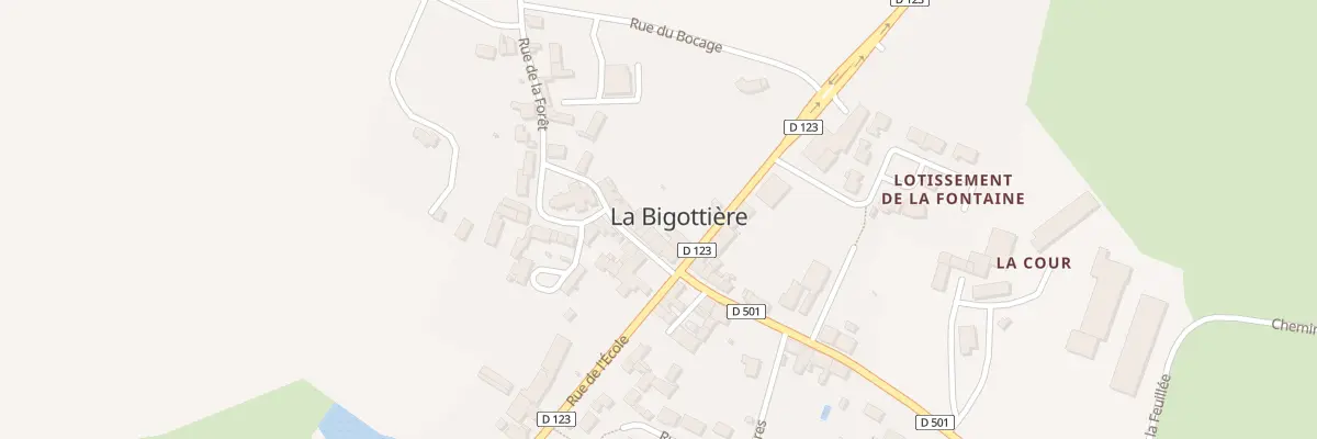 Plan du 6 Rue de l’Église à La Bigottière