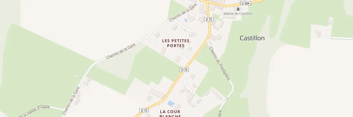 Plan du 184 Rte de Balleroy à Castillon
