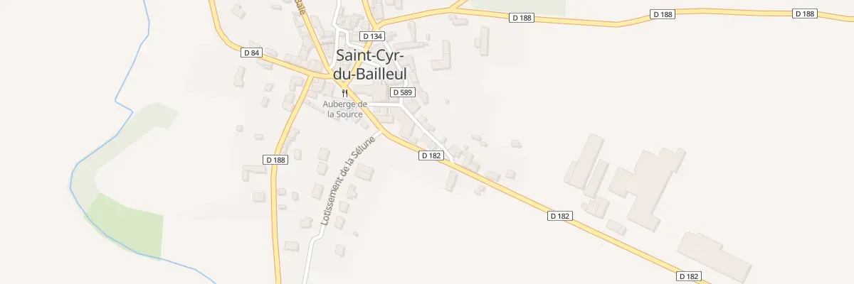 Plan du 5076B Le Bourg à Saint-Cyr-du-Bailleul