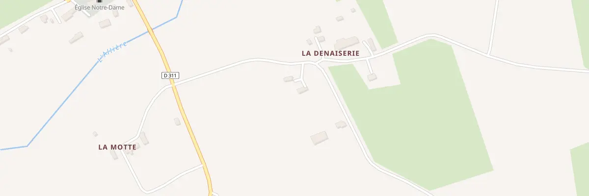 Plan du 1 Rte de Pavee - Burcy à Valdallière