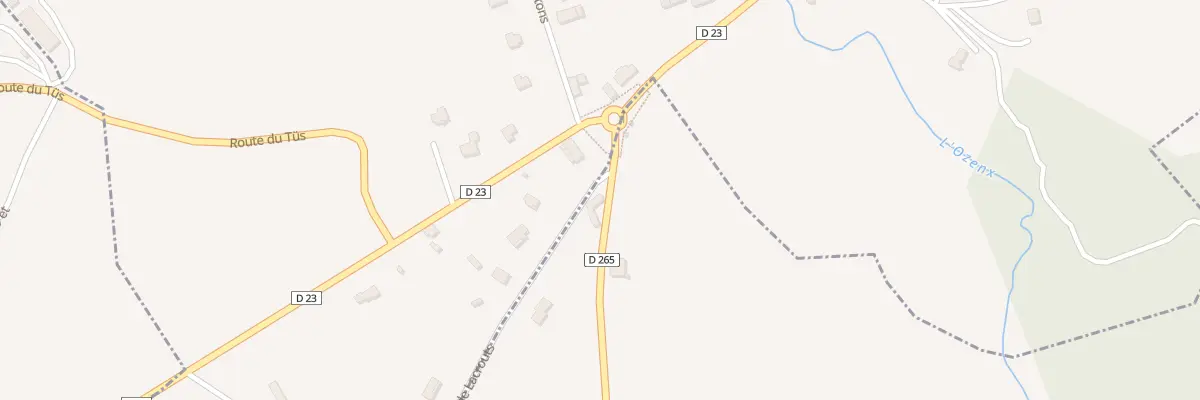 Plan du 28 Rte de Narp à Ozenx-Montestrucq