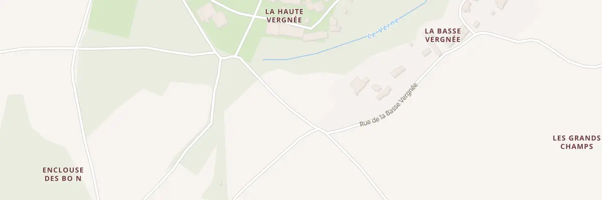 Plan du 3 Rue de la Basse Vergnée à Romegoux