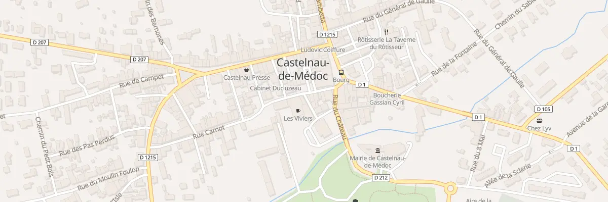 Plan du 1 Rue de l’Eglise à Castelnau-de-Médoc