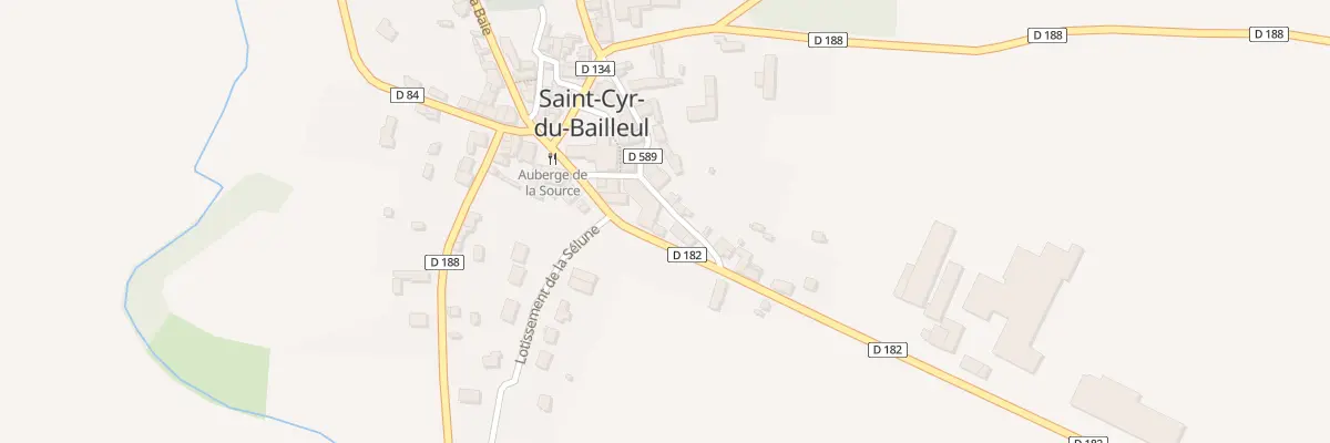 Plan du 5051 Le Bourg à Saint-Cyr-du-Bailleul
