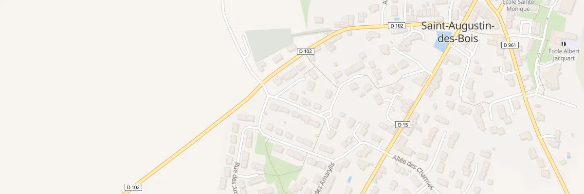 Plan du 2 All des Hêtres à Saint-Augustin-des-Bois