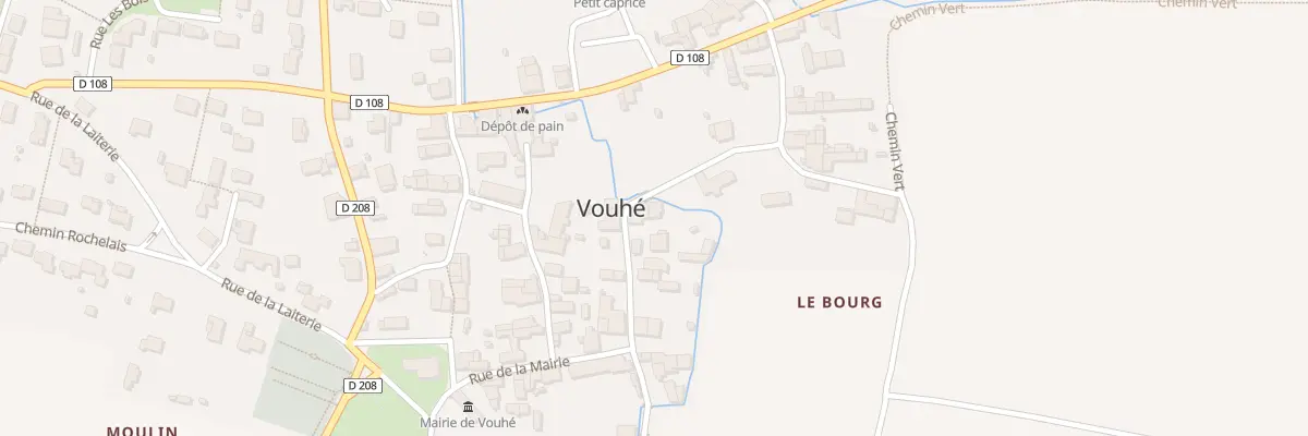 Plan du 20 Rue du Pont Blanchet à Vouhé