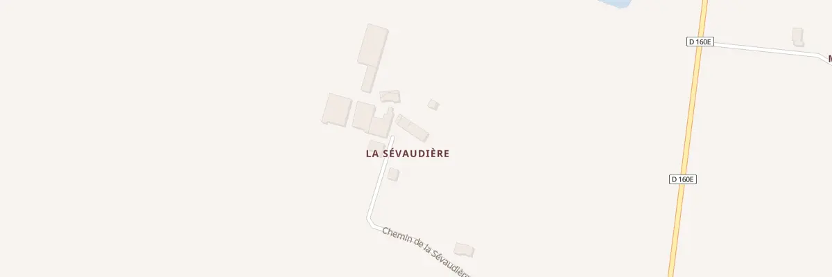 Plan du 486 Che de la Sévaudière à Trémentines