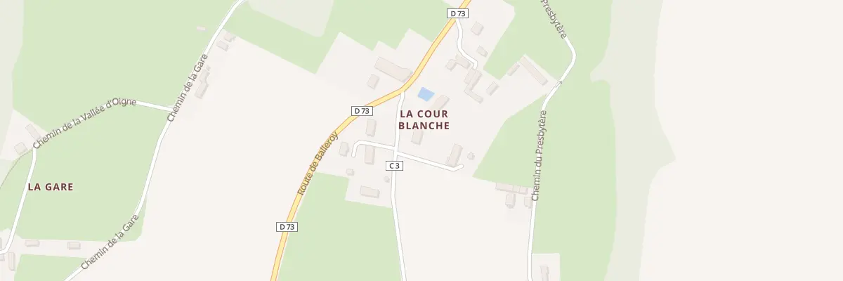 Plan du 35 Rte de Lignerolles à Castillon