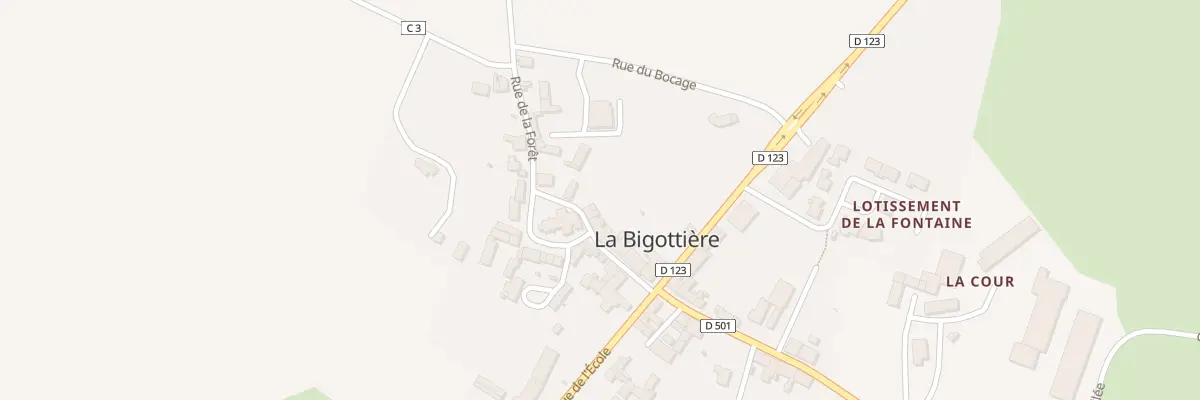Plan du 4 Pl de l’Église à La Bigottière