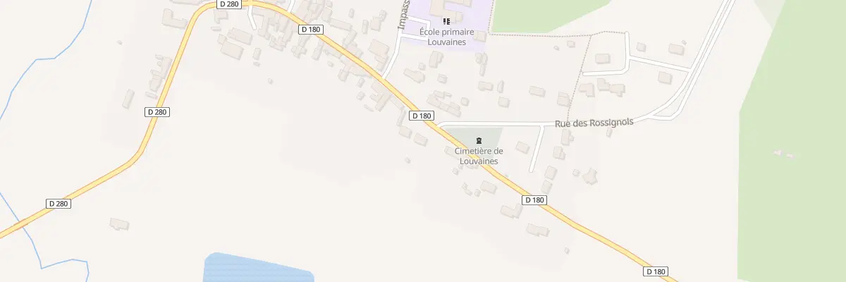 Plan du 36 Rue de l’Oudon Louvaines à Segré-en-Anjou Bleu