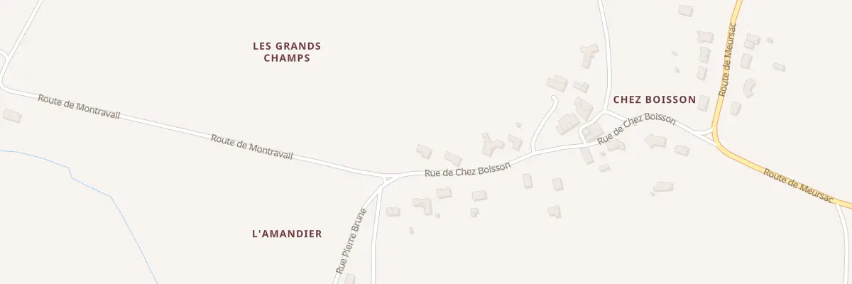 Plan du 20 Rue de Chez Boisson à Thaims