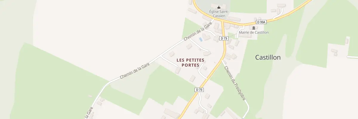 Plan du 141 Che de la Gare à Castillon
