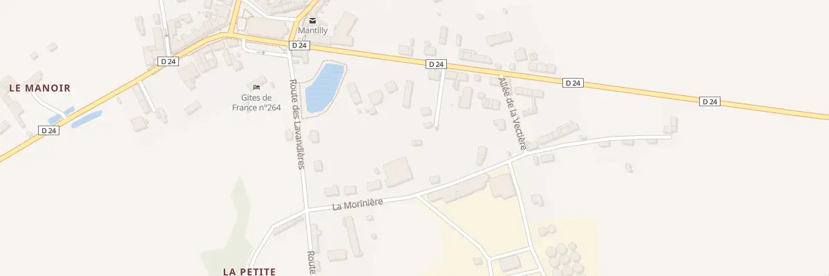 Plan du 36 Le Bourg à Mantilly