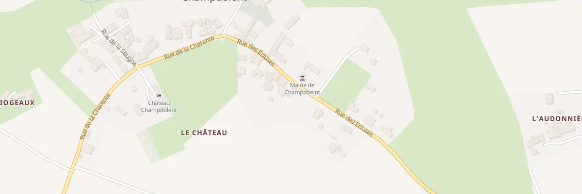 Plan du 8 Rue des Ecluses à Champdolent