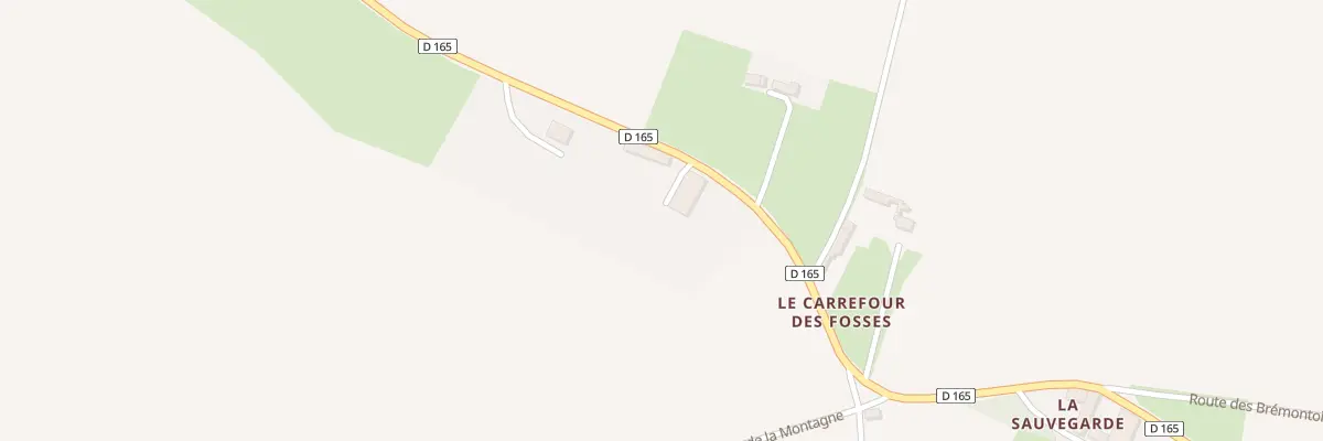 Plan du 5089 Le Carrefour des Fosses à Brémoy