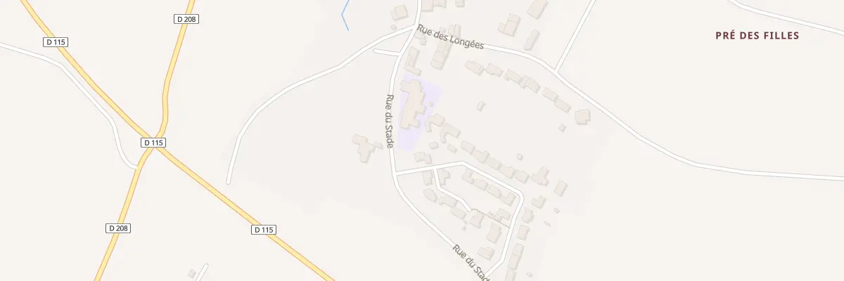Plan du 1 Rue de la Chaume Olive à Vouhé