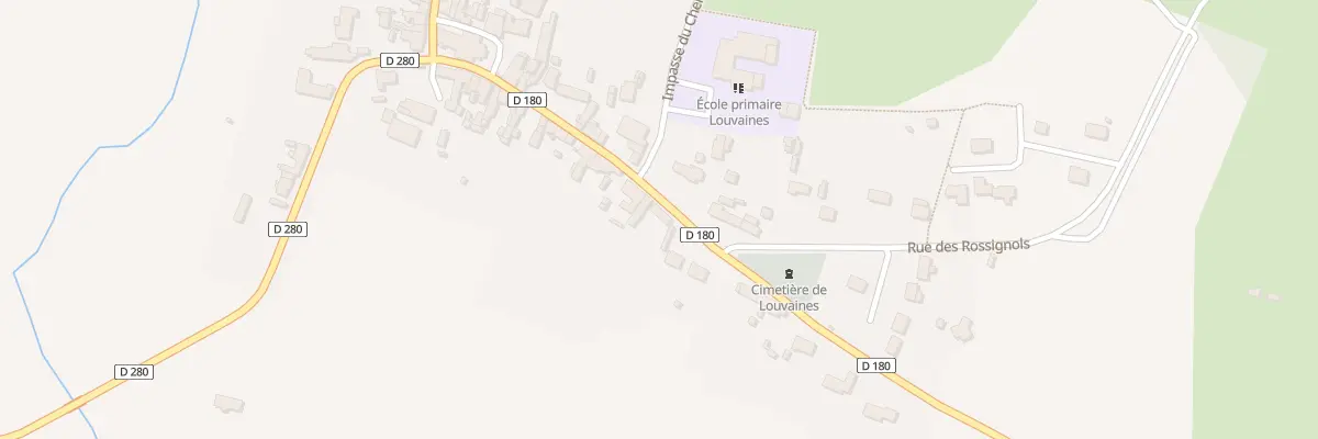 Plan du 32 Rue de l’Oudon Louvaines à Segré-en-Anjou Bleu