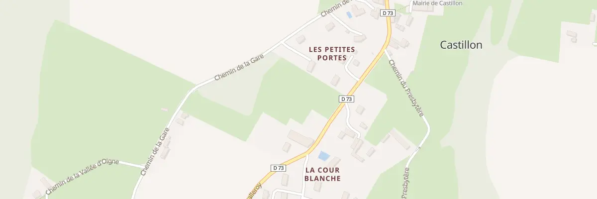 Plan du 304 Rte de Balleroy à Castillon