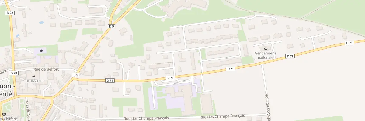 Plan du 2 Rue de la Residence du 8 Mai à Caumont-sur-Aure