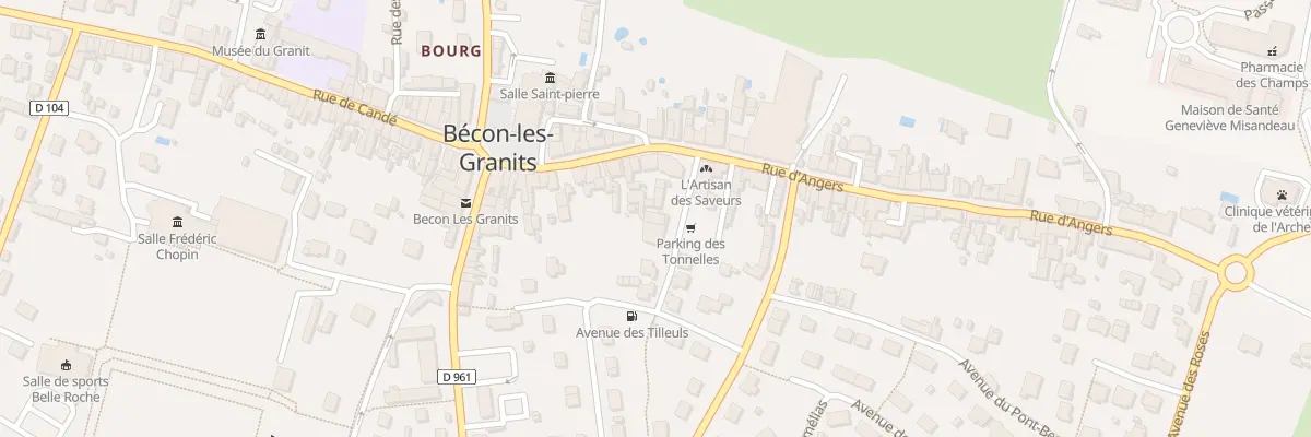 Plan du 7B Rue des Tonnelles à Bécon-les-Granits