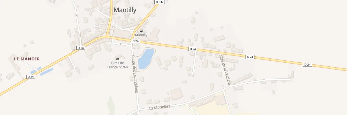 Plan du 8 Rte du Bocage à Mantilly