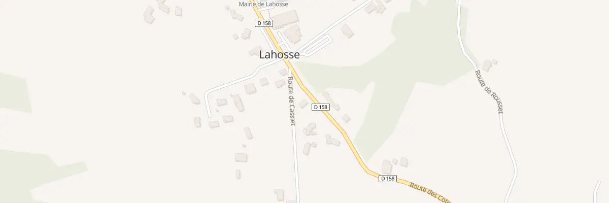Plan du 37 Rte de Cassiet à Lahosse