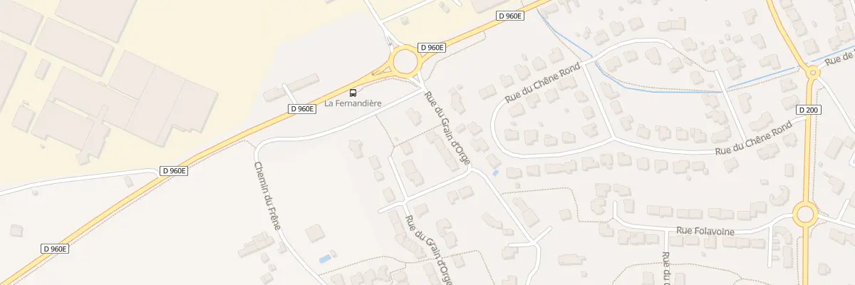 Plan du 75 Rue du Grain d’Orge à Nuaillé