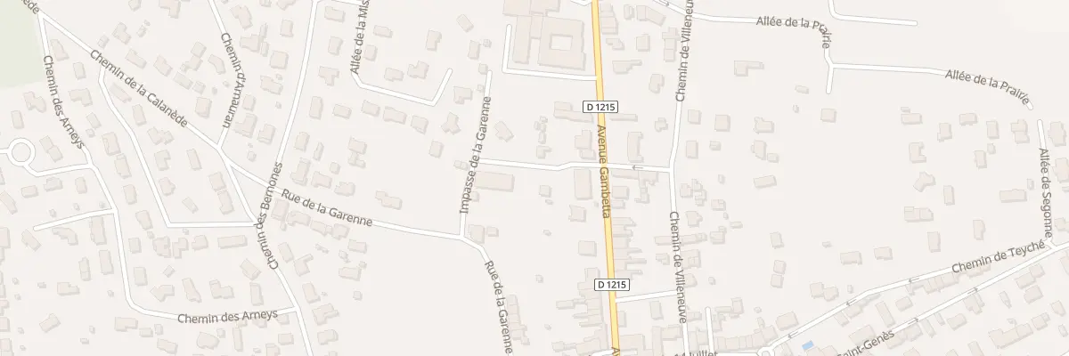 Plan du 48 Av Gambetta à Castelnau-de-Médoc