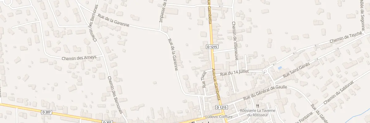 Plan du 17 Rue de la Garenne à Castelnau-de-Médoc