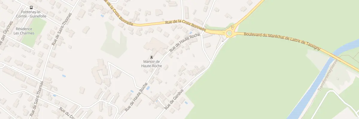 Plan du 38 Rue de haute roche à Fontenay-le-Comte