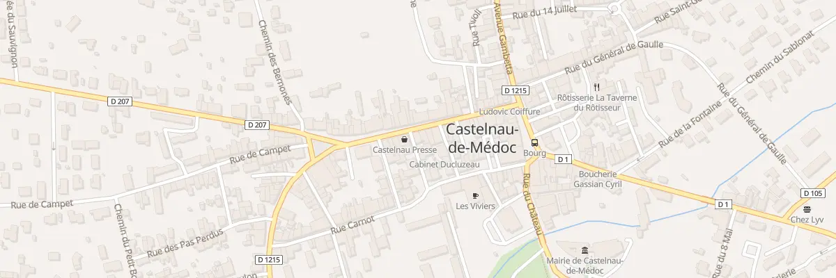 Plan du 24 Rue Victor Hugo à Castelnau-de-Médoc