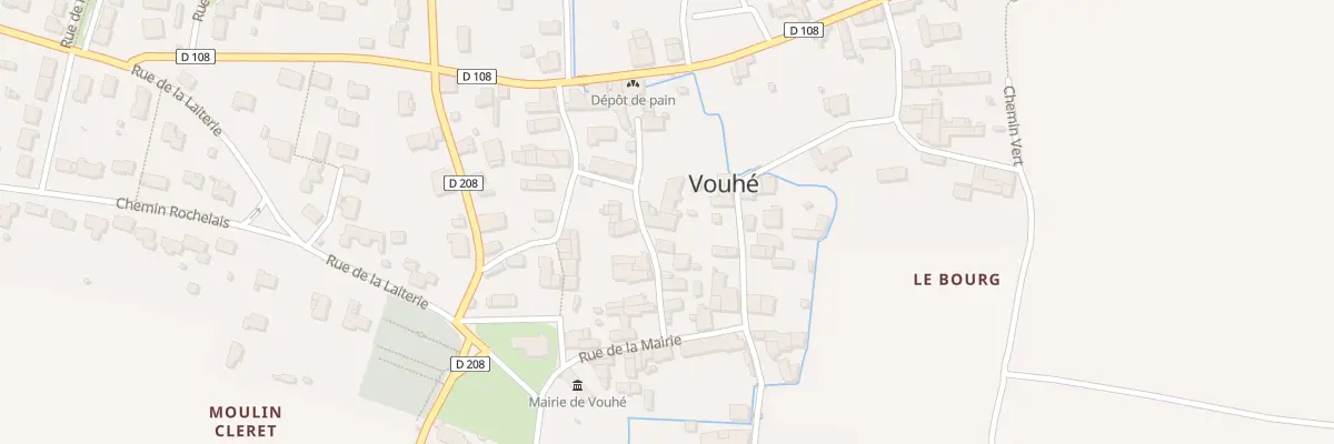 Plan du 4 Rue du Couvent à Vouhé